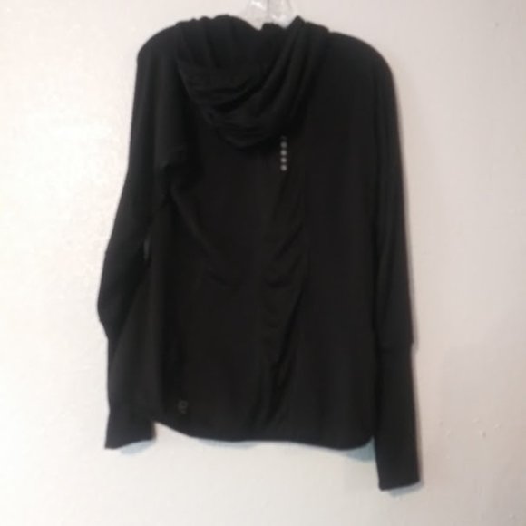 Puma women's size L black and yelllow lightweight hooded jacket - Picture 2 of 16